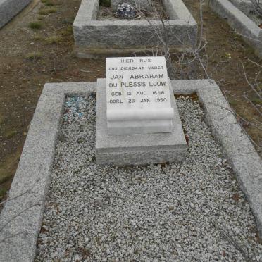 LOUW Jan Abraham du Plessis 1886-1960
