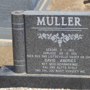 MÜLLER David Andries 1912-1991