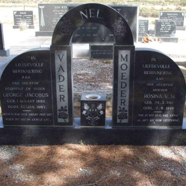 NEL George Jacobus 1895-1967 &amp; Rosina V.M. 1912-1979