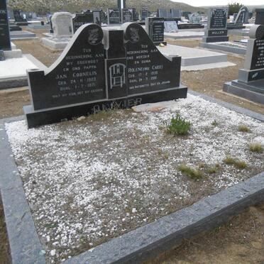 OLIVIER Jan Cornelis 1923-1971 &amp; Rolene CARR 1935-2001