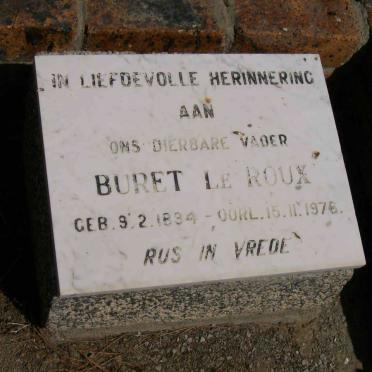 ROUX Buret, le 1894-1976