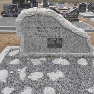 STADLER Elias Johannes Jacobus 1910-1978 &amp; Annie 1919-1997