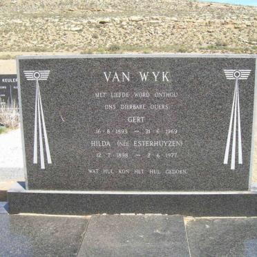 WYK Gert, van 1893-1969 &amp; Hilda ESTERHUYZEN 1898-1977