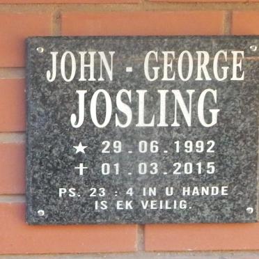 JOSLING John-George 1992-2015