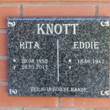 KNOTT Eddie 1947- &amp; Rita 1952-2017