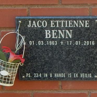 BENN Jaco Etienne 1963-2016