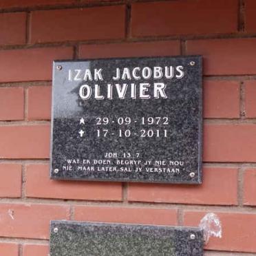 OLIVIER Izak Jacobus 1972-2011