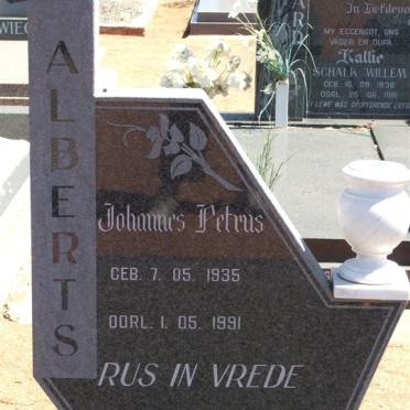 ALBERTS Johannes Petrus 1935-1991