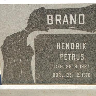 BRAND Hendrik Petrus 1927-1978