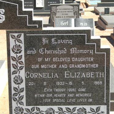 BARNES Cornelia Elizabeth 1932-1989