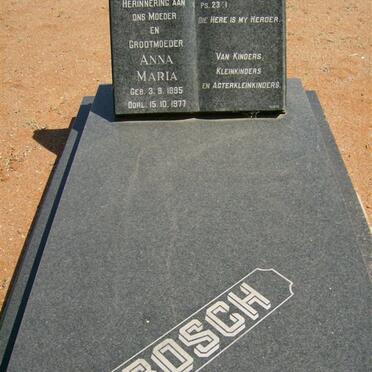 BOSCH Anna Maria 1895-1977