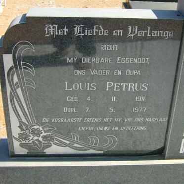 BOSHOFF Louis Petrus 1911-1977