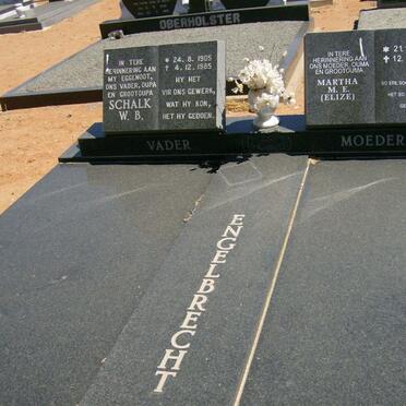 ENGELBRECHT Schalk W.B. 1905-1985 &amp; Martha M.E. 1909-2005