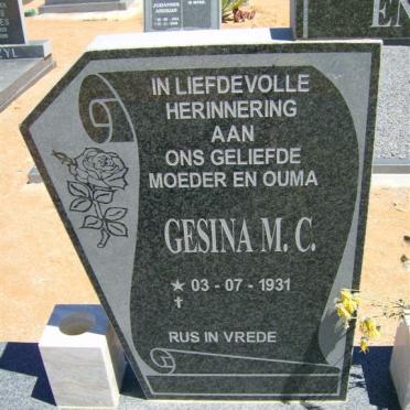 ENGELBRECHT Gesina M.C. 1931-
