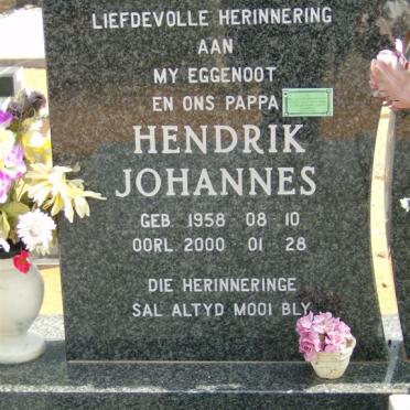 FLYNN Hendrik Johannes 1958-2000