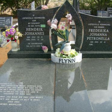 FLYNN Hendrik Johannes 1958-2000 &amp; Frederika Johanna Petronella 1965-