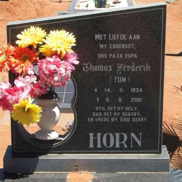 HORN Thomas Frederik 1934-2001