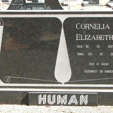 HUMAN Cornelia Elizabeth 1924-1978