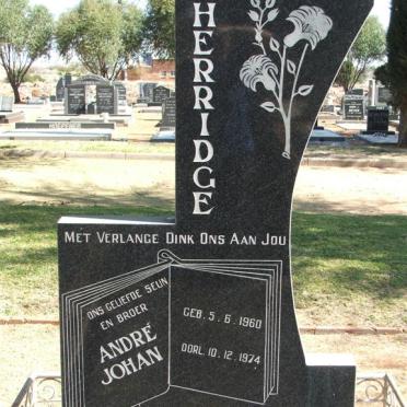 HERRIDGE André Johan 1960-1974