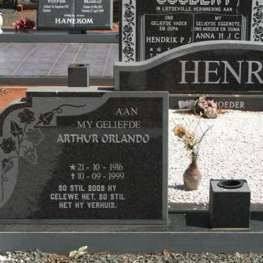 HENRY Arthur Orlando 1916-1999