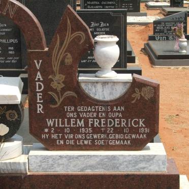 HORN Willem Frederick 1935-1991 &amp; Johanna Magaretha 1938-1983