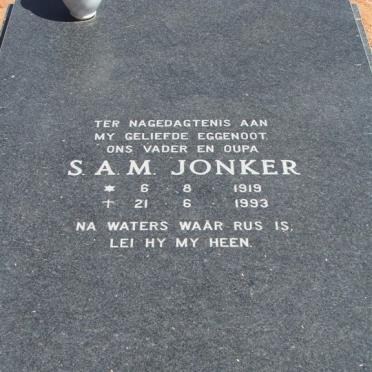 JONKER S.A.M. 1919-1993