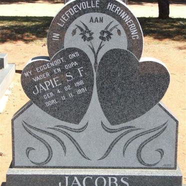 JACOBS Japie S.F. 1918-1991