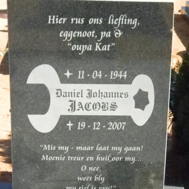 JACOBS Daniel Johannes 1944-2007