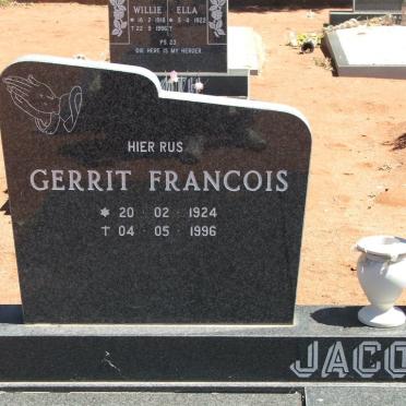 JACOBS Gerrit Francois 1924-1996