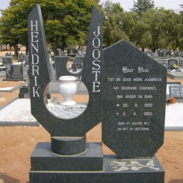 JOOSTE Hendrik 1902-1983