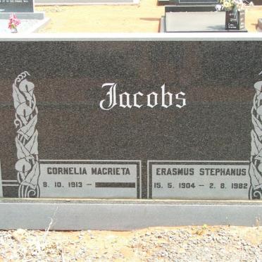 JACOBS Erasmus Stephanus 1904-1982 &amp; Cornelia Magrieta 1913-