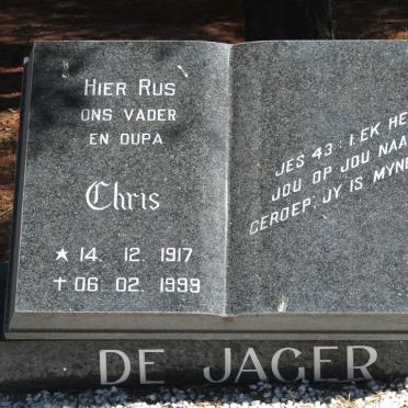 JAGER Chris, de 1917-1999