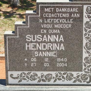 JONKER Susanna Hendrina 1940-2004
