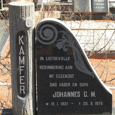 KAMFER Johannes G.M. 1921-1976