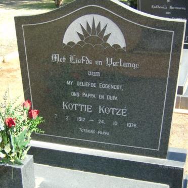 KOTZÉ Kottie 1912-1976
