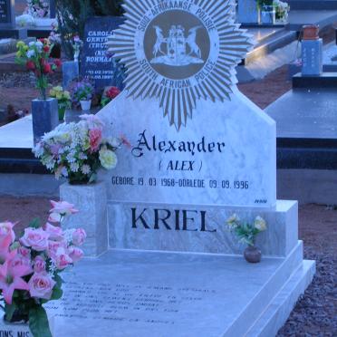 KRIEL Alexander 1968-1996