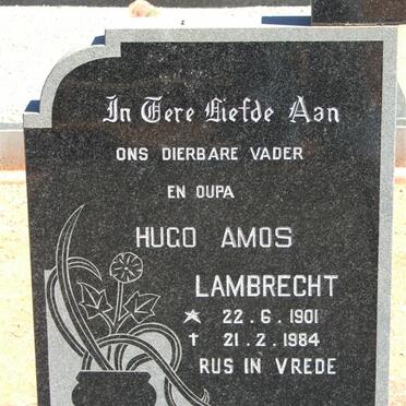 KLERK Hugo Amos Lambrecht, de 1901-1984