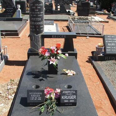 KRUGER Pieter Johannes 1944-1987:: KRUGER Jan Hendrik 1941-2005 :: KRUGER Joseph P.A. 1960-2003