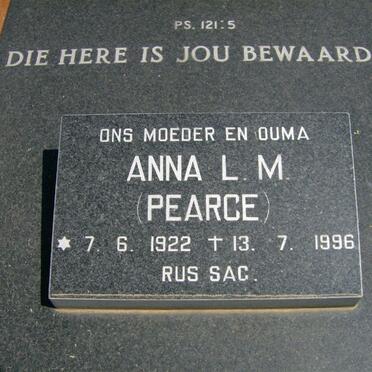 KÜHN Anna L.M. nee PEARCE 1922-1996