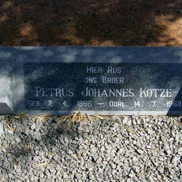 KOTZÉ Petrus Johannes 1896-1968