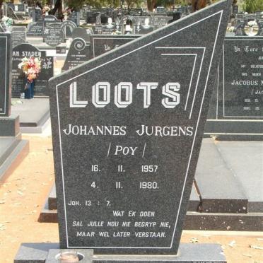 LOOTS Johannes Jurgens 1957-1980