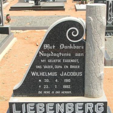 LIEBENBERG Wilhelmus Jacobus 1910-1982