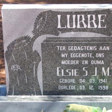 LUBBE Elsie. S.J.M. 1941-1998