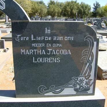 LOURENS Martha Jacoba