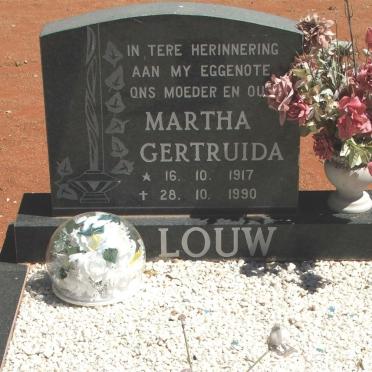 LOUW Martha Gertruida 1917-1990