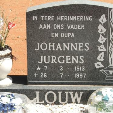 LOUW Johannes Jurgens 1913-1997