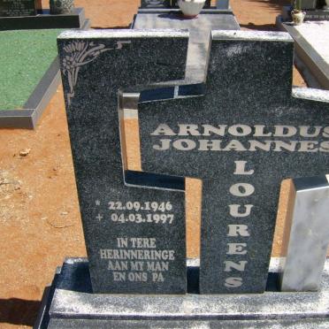 LOURENS Arnoldus Johannes 1946-1997