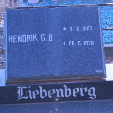 LIEBENBERG Hendrik C.B. 1903-1978