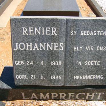 LAMPRECHT Renier Johannes 1908-1985