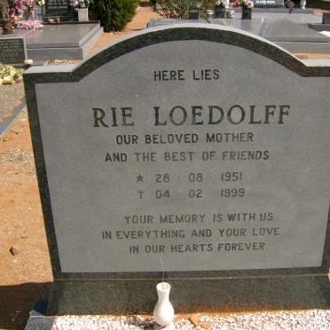 LOEDOLFF Rie 1951-1999
